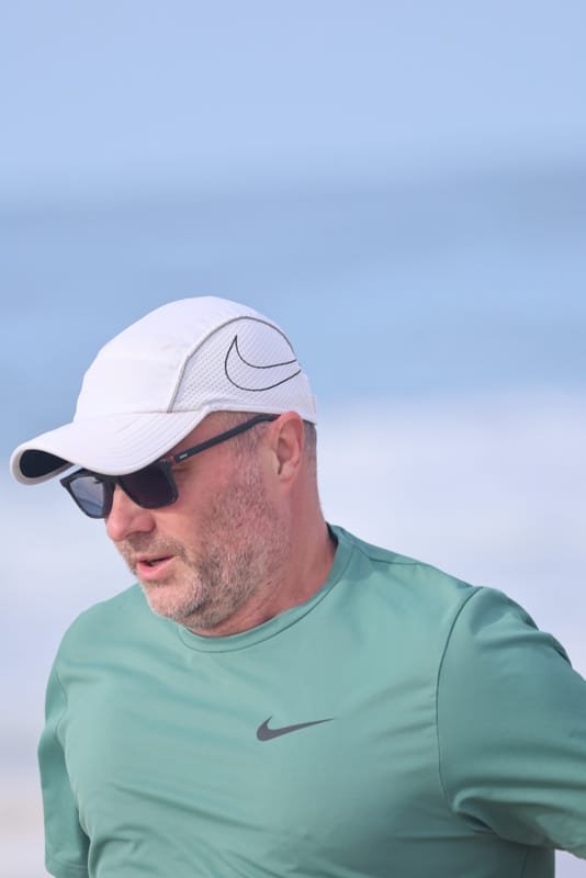 Ballina Athletics Club members at Shelly Beach