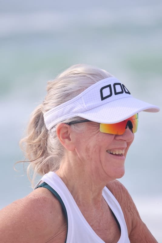 Ballina Athletics Club members at Shelly Beach