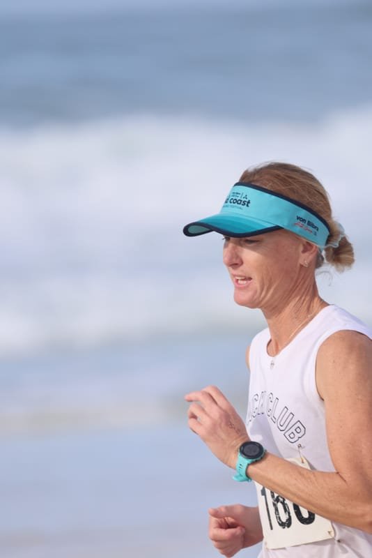 Ballina Athletics Club members at Shelly Beach