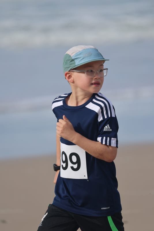Ballina Athletics Club members at Shelly Beach