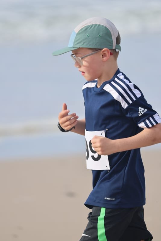 Ballina Athletics Club members at Shelly Beach