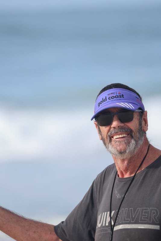 Ballina Athletics Club members at Shelly Beach