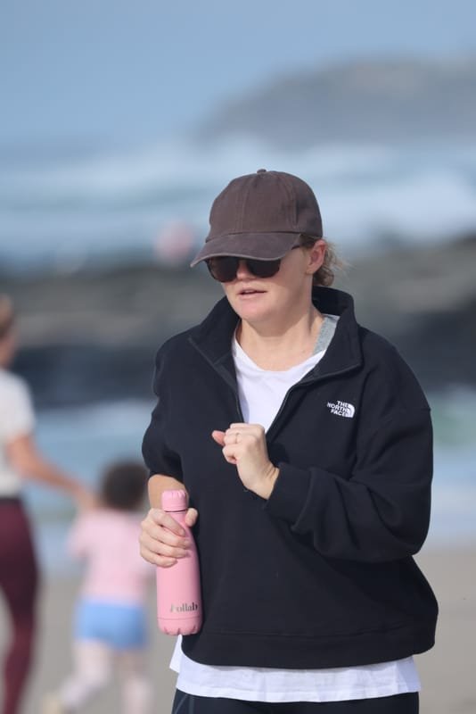 Ballina Athletics Club members at Shelly Beach