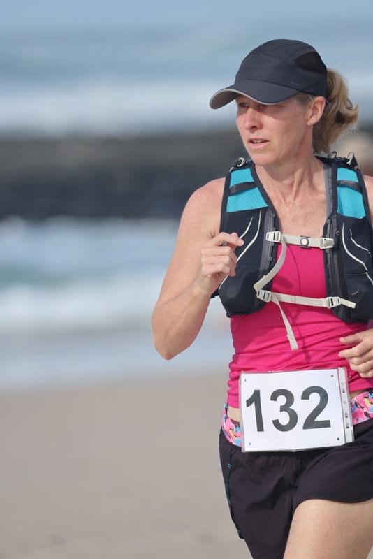 Ballina Athletics Club members at Shelly Beach