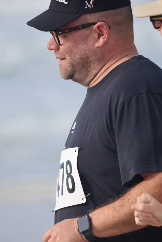 Ballina Athletics Club members at Shelly Beach