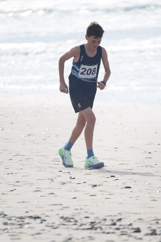 Ballina Athletics Club members at Shelly Beach