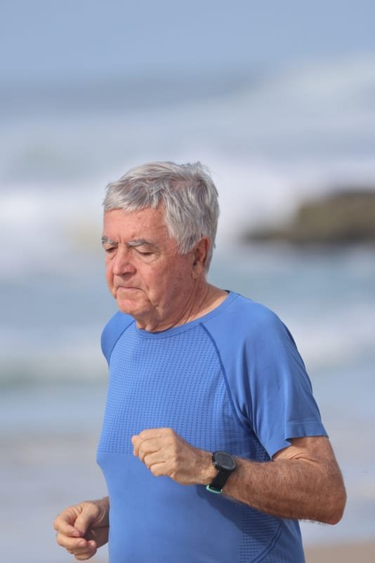 Ballina Athletics Club members at Shelly Beach