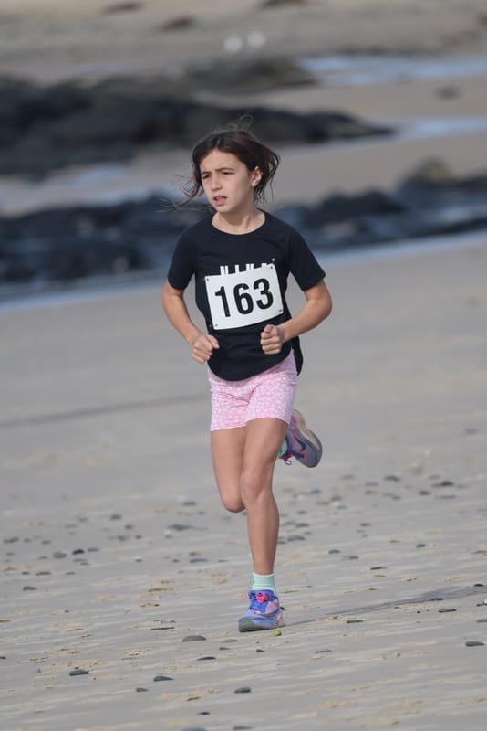 Ballina Athletics Club members at Shelly Beach