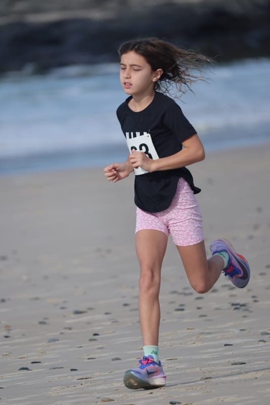 Ballina Athletics Club members at Shelly Beach