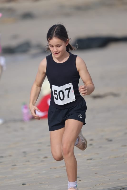 Ballina Athletics Club members at Shelly Beach