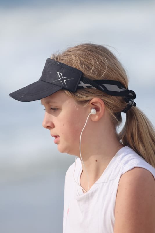 Ballina Athletics Club members at Shelly Beach