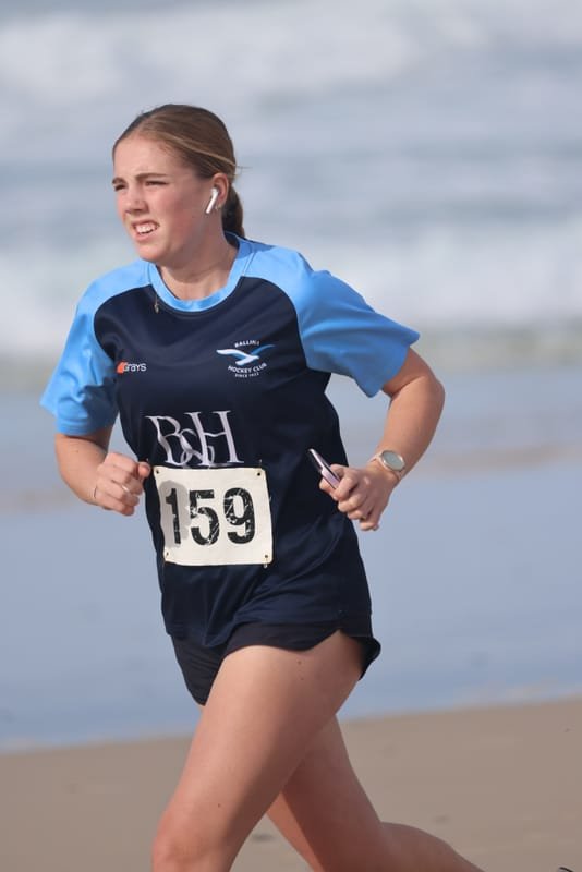 Ballina Athletics Club members at Shelly Beach