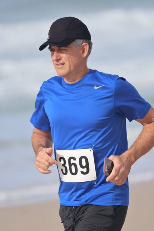 Ballina Athletics Club members at Shelly Beach
