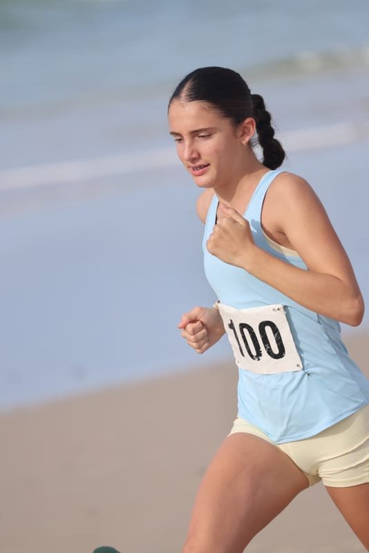 Ballina Athletics Club members at Shelly Beach