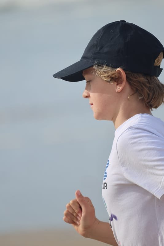 Ballina Athletics Club members at Shelly Beach