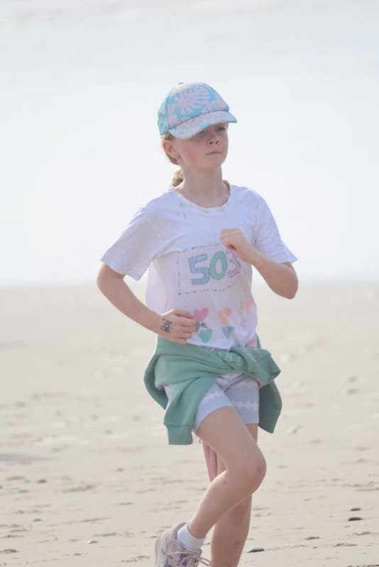 Ballina Athletics Club members at Shelly Beach