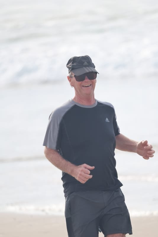 Ballina Athletics Club members at Shelly Beach