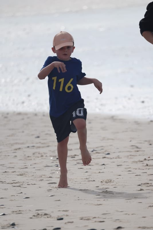 Ballina Athletics Club members at Shelly Beach