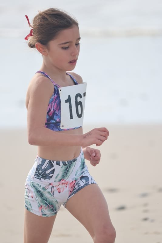 Ballina Athletics Club members at Shelly Beach