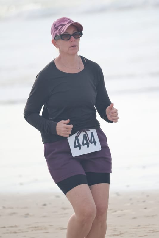 Ballina Athletics Club members at Shelly Beach