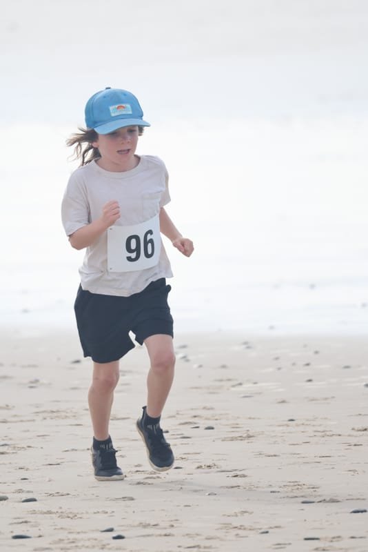 Ballina Athletics Club members at Shelly Beach
