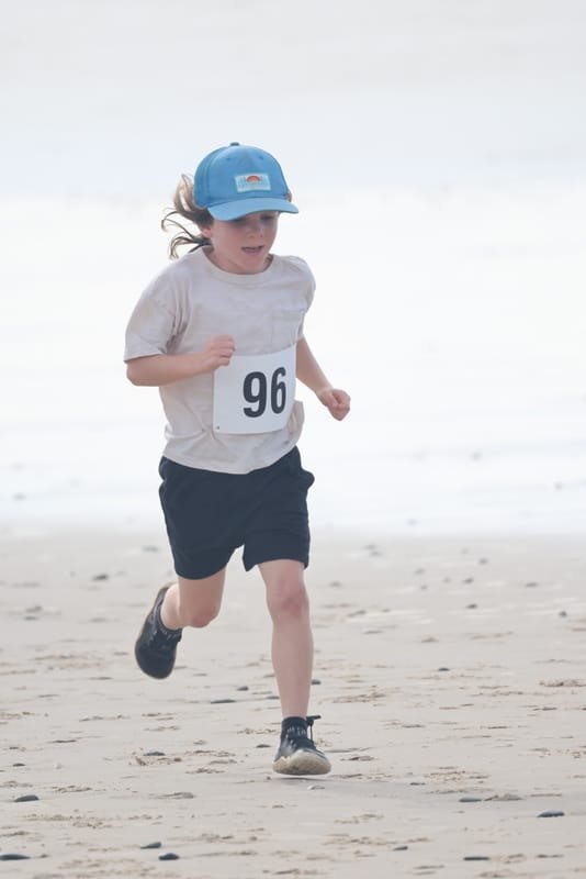 Ballina Athletics Club members at Shelly Beach