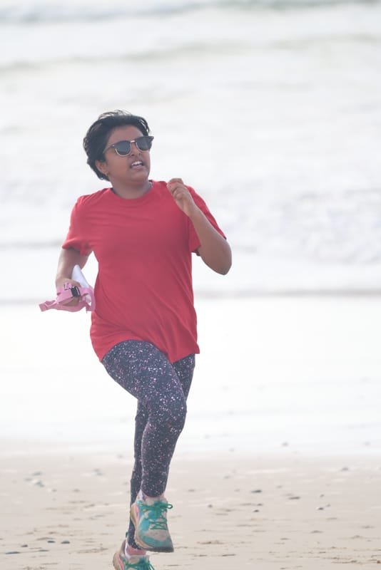 Ballina Athletics Club members at Shelly Beach