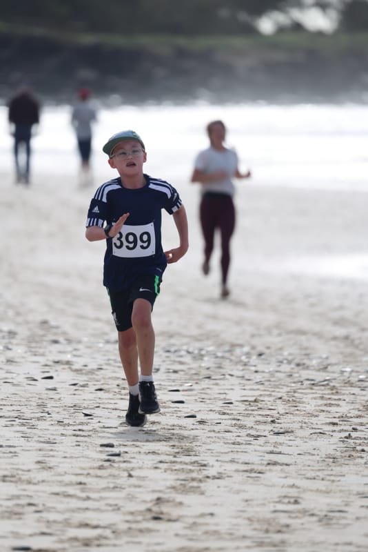 Ballina Athletics Club members at Shelly Beach