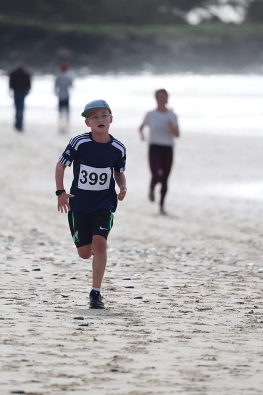 Ballina Athletics Club members at Shelly Beach