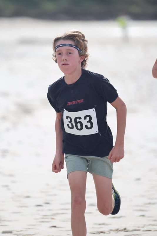 Ballina Athletics Club members at Shelly Beach