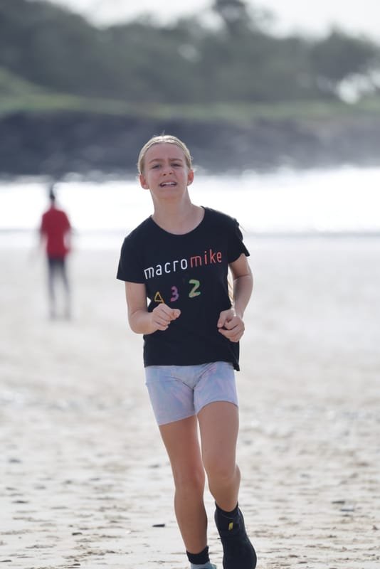 Ballina Athletics Club members at Shelly Beach