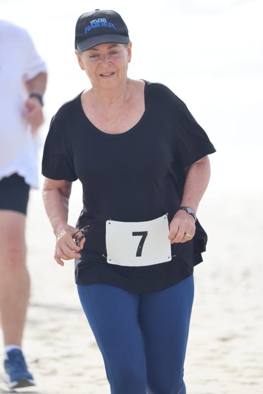 Ballina Athletics Club members at Shelly Beach