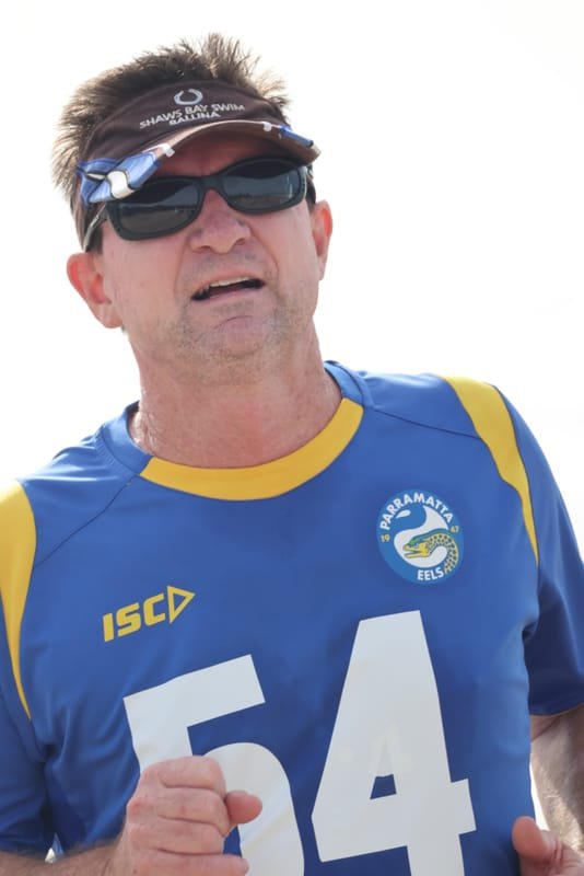 Ballina Athletics Club members at Shelly Beach