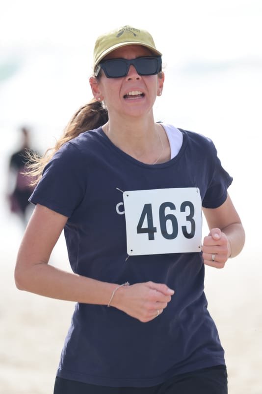 Ballina Athletics Club members at Shelly Beach