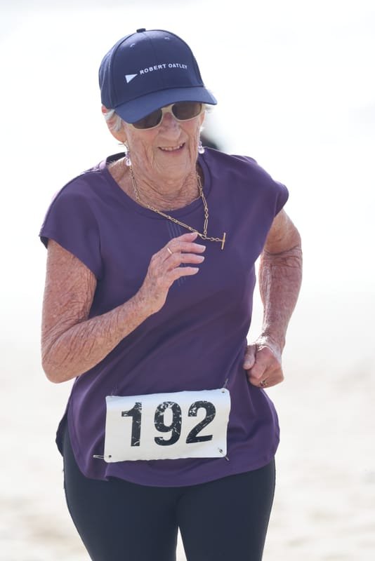 Ballina Athletics Club members at Shelly Beach