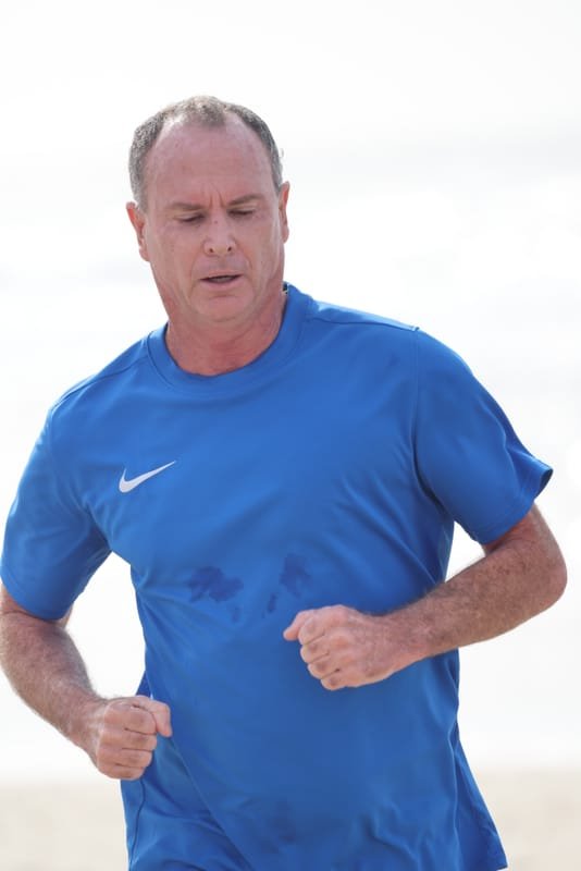 Ballina Athletics Club members at Shelly Beach