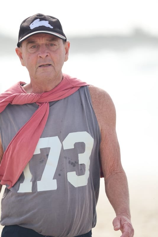 Ballina Athletics Club members at Shelly Beach