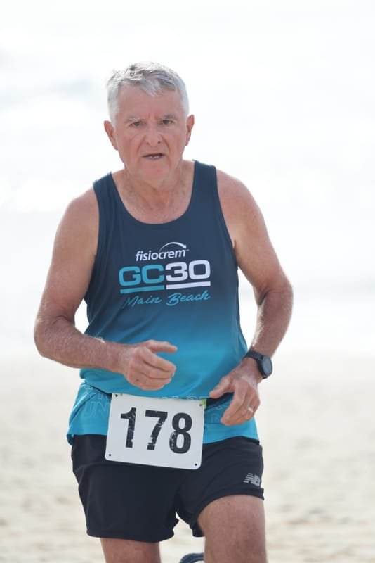 Ballina Athletics Club members at Shelly Beach