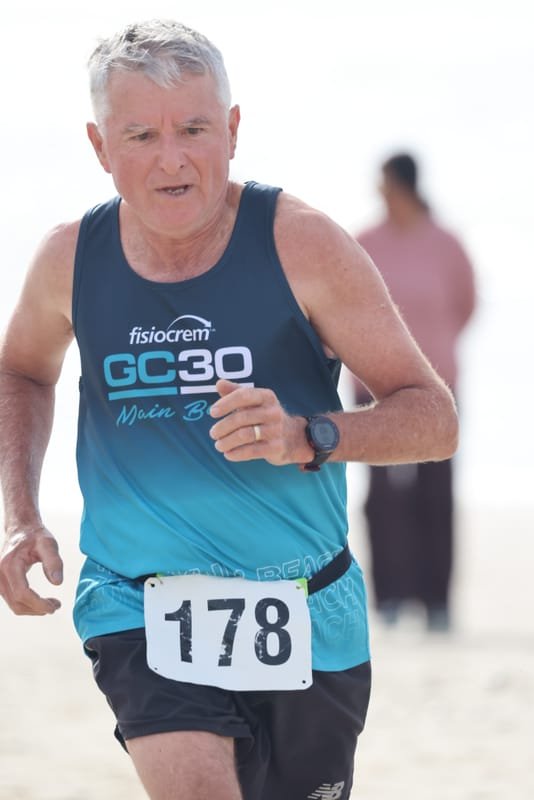 Ballina Athletics Club members at Shelly Beach