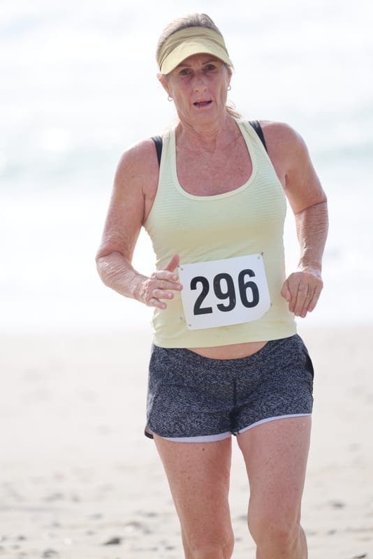 Ballina Athletics Club members at Shelly Beach