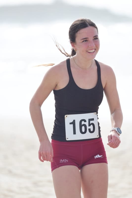 Ballina Athletics Club members at Shelly Beach