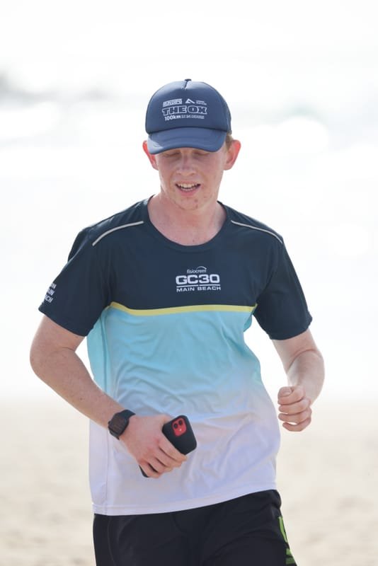 Ballina Athletics Club members at Shelly Beach