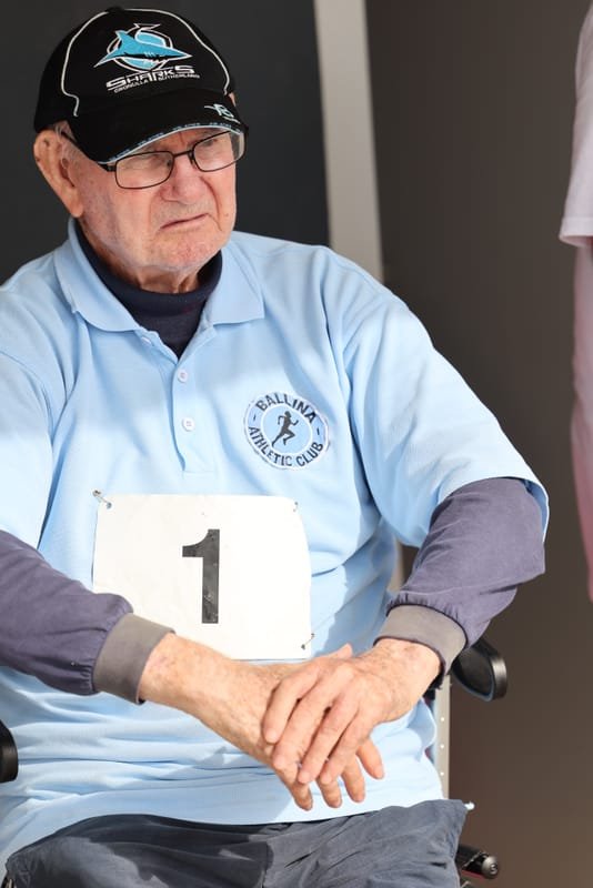 Ballina Athletics Club members at Shelly Beach
