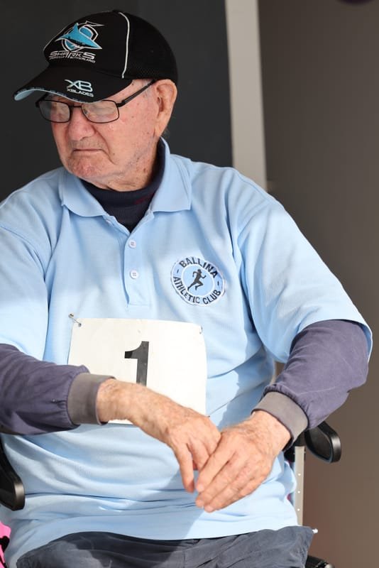 Ballina Athletics Club members at Shelly Beach