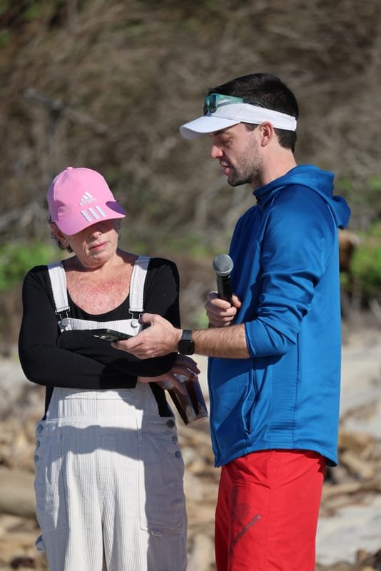 Ballina Athletics Club members at Shelly Beach