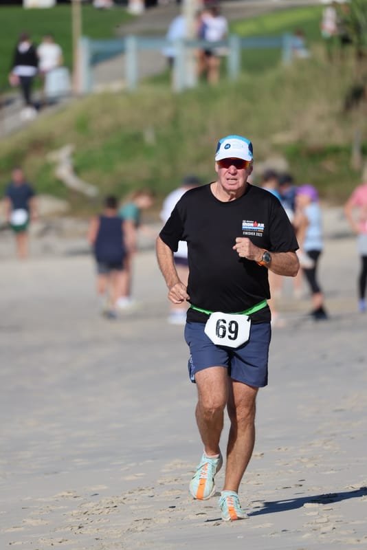 Ballina Athletics Club members at Shelly Beach
