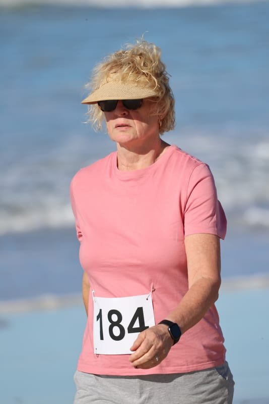 Ballina Athletics Club members at Shelly Beach
