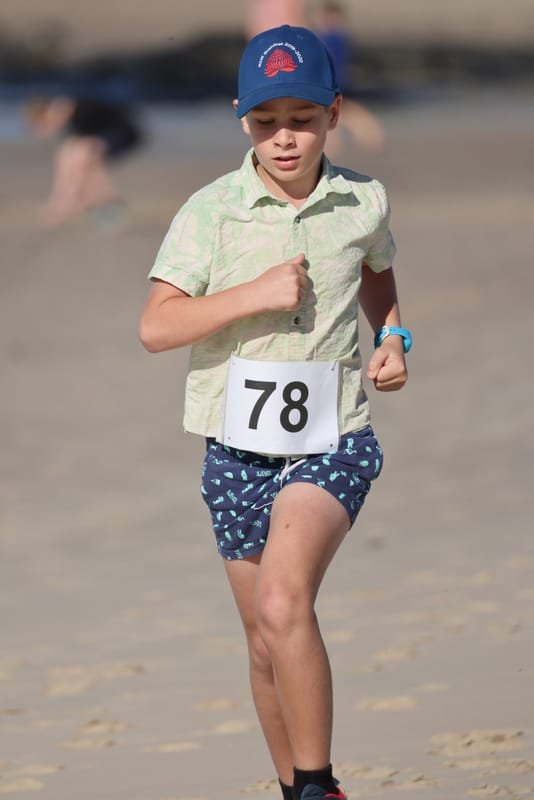 Ballina Athletics Club members at Shelly Beach
