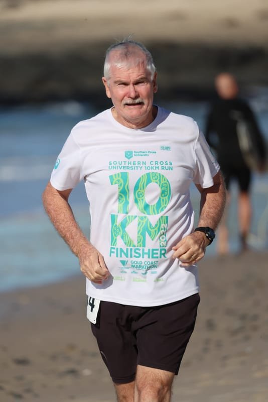 Ballina Athletics Club members at Shelly Beach