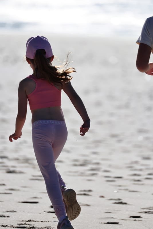 Ballina Athletics Club members at Shelly Beach
